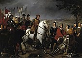 Battle of Cerignola: El Gran Capitan finds the corpse of Louis d'Armagnac, Duke of Nemours Elgrancapitantrasbatalladecerinola.jpg