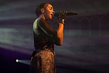 FKA Twigs performed live in Paradiso, Amsterdam in 2015