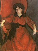 Lisa sur une chaise, 1910
