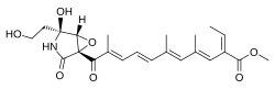 Strukturformel von Fusarin C