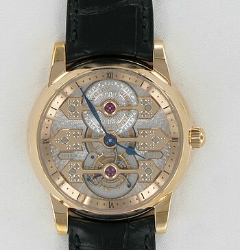 Tourbillon with 3 gold bridges, Girard-Perregaux