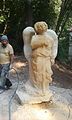 Gustav Mayer – práce na soše Anděl
