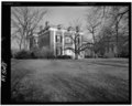 Hiram Sibley House, 400 East Avenue, Rochester, New York. View of façade from southwest, winter 1968