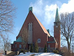Hjorthagens kyrka i april 2006