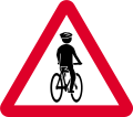 Cyclists ahead