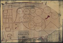 A map of the "Several Nations of Indians to the Northwest of South Carolina" or the "Catawba Deerskin Map", an annotated copy of a hand-painted deerskin original made by a Catawba chief for Governor Francis Nicholson. "This map describing the scituation [sic] of the several nations of Indians to the NW of South Carolina was coppyed [sic] from a draught [sic] drawn & painted on a deer skin by an Indian Cacique and presented to Francis Nicholason Esqr. Governor of South Carolina by whom it is most humbly dedicated to his Royal Highness George, Prince of Wales". Indians NW of South Carolina.jpg