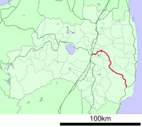 JR East Banetsu Line linemap.svg