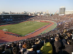 A stadion a Yamazaki Nabisco-kupa döntőjén 2004-ben