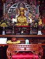 Avalokiteśvara on an altar in North Gyeongsang Province, Korea