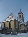 Kirche und Kirchhof mit Einfriedung