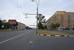 Leninsky Avenue at Garibaldi Street, Lomonosovsky District