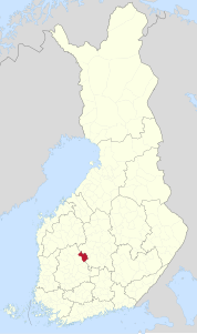 Mänttä-Vilppula – Localizzazione
