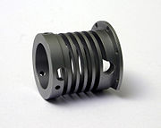 A machined spring incorporates several features into one piece of bar stock Machined Spring.jpg