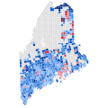 1964 United States presidential election in Maine by Municipality