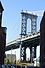 Mannhatan Bridge, Teilansicht Blick aus Brooklyn, Dumbo