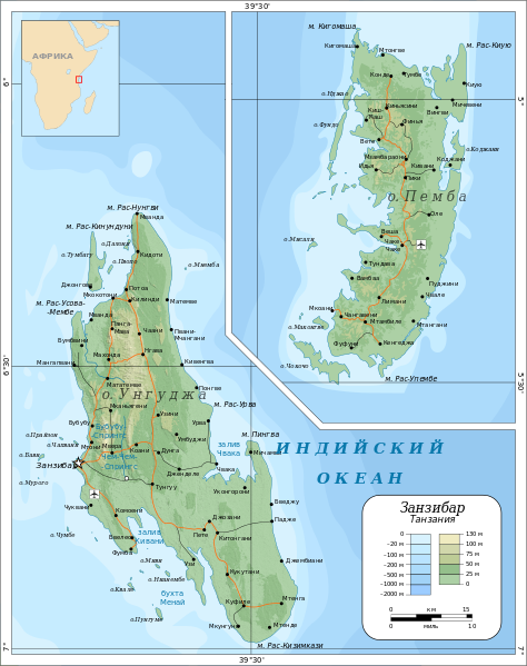 File:Map of Zanzibar Archipelago ru.svg