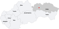ヤヴォリナ軍区の位置の位置図