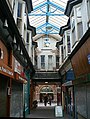 Market Arcade looking towards a side entrance of Newport Indoor Market