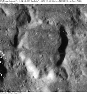 Снимок Лунар Орбитер - IV.