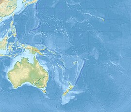 2010年所羅門群島地震在大洋洲的位置