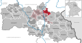 Lage der Gemeinde Püchersreuth im Landkreis Neustadt an der Waldnaab