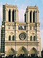 Paris, Kathedrale Notre-Dame Doppelturmfassade (1200-1250)