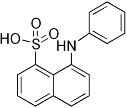 Strukturformel von 8-Anilinonaphthalin-1-sulfonsäure