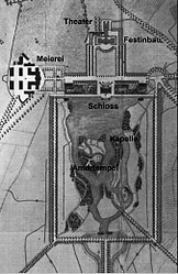 Plan von Monrepos, 1819.