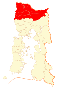 Provincia di Osorno – Localizzazione