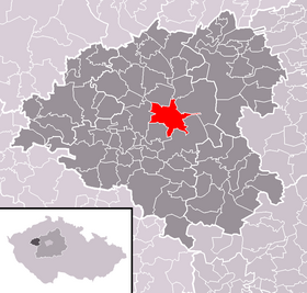 Poloha mesta Rakovník v rámci okresu Rakovník a správneho obvodu obce s rozšírenou pôsobnosťou Rakovník.
