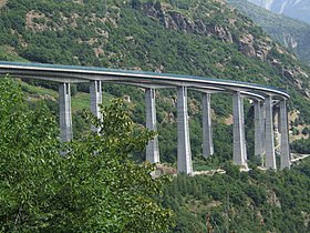 Le viaduc de Ramat.