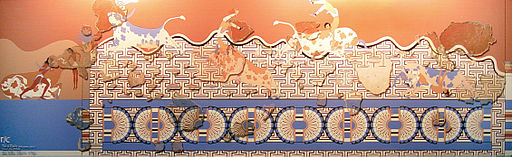 Reconstructed Minoan Fresco Avaris