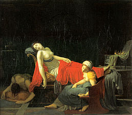 La Mort de Cléopatre (1796-1799), Düsseldorf, Kunstpalast museoa.