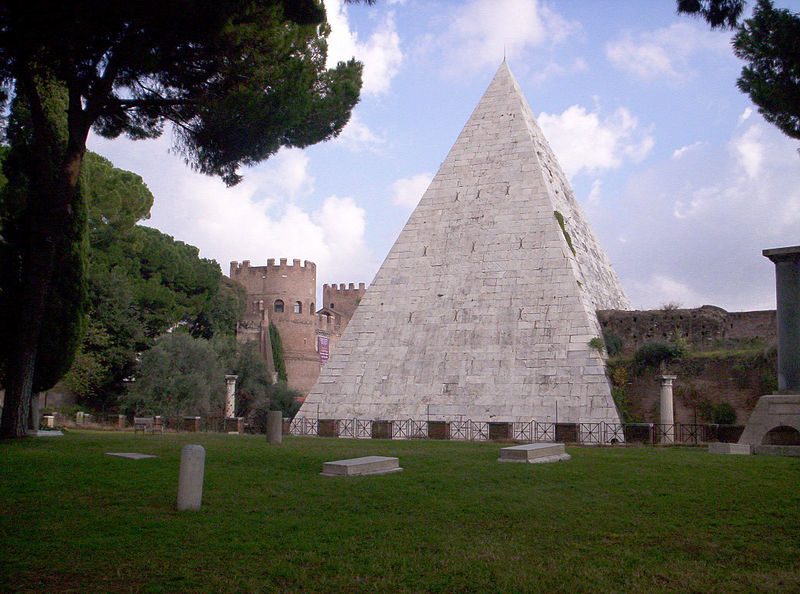 Piràmide Cèstia, Roma