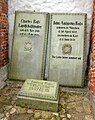 Grabsteine der Brüder Ludwig und Karl Ross in Bornhöved