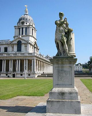 Royal Naval College square, Greenwich