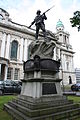 Monument to Royal Irish Rifles, grounds of Belfast City Hall