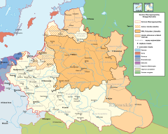 Mapa Rzeczypospolitej Obojga Narodów