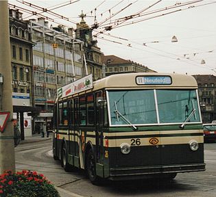 Der Berner GTr51 Nummer 26, aufgenommen 1992