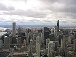 Sears Tower from Hancock Observatory.jpg