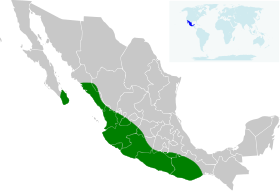 Distribución geográfica del semillero cuelliblanco.