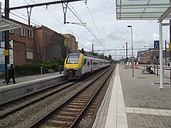 Train à quai.