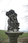 Statue of Pieta near Želetava, Třebíč District.JPG