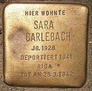 Sara Carlebach (1928-1942)
