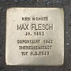 Stolperstein Rüsterstraße 20 Max Flesch