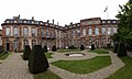 Vista panoramica sul giardino di Place Broglie