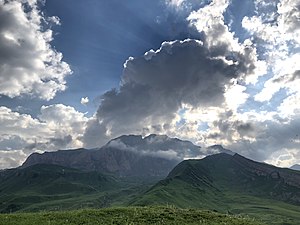 Sunset in Leze village of Gusar District. Photograph: Gunel77