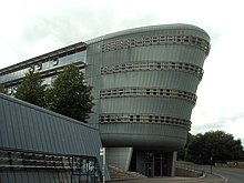 The Duke of Kent Building houses much of the Faculty of Health and Medical Sciences Surrey-dk-building.jpg