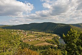 The Truyère Valley at Saint-Hippolyte