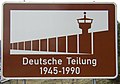 A 115, Unterrichtungstafel Deutsche Teilung